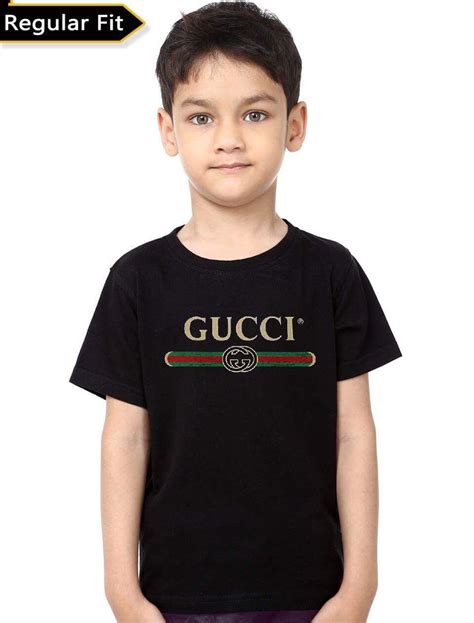 t shirt gucci ragazzi|gucci kids t shirt.